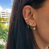 Cuff 3 Lines CZ – 925 Sterling Silver | Cuffs Collection