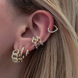 Lodi CZ Hoop – 925 Sterling Silver | HOOPS AND HUGGIES Collection