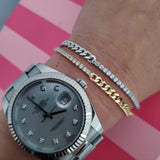 Bracelet Tennis Cuban Link – 925 Sterling Silver | Links Collection