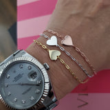 Bracelet Chained Heart – 925 Sterling Silver | Bracelets Collection