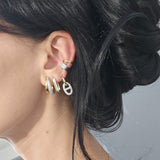 2Tone Hoop – 925 Sterling Silver | HOOPS AND HUGGIES Collection