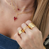 Big Links Plain Ring – 925 Sterling Silver | SHAPE Collection