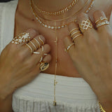 Necklace Destiny Dressy – 18k Gold Plated | Tennis Collection