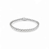 Bracelet Tennis Heart – 18K Gold or Rhodium Plated | Tennis Bracelet Collection