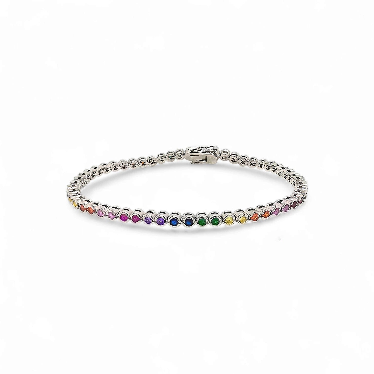 Bracelet Tennis Bissel – 18K Gold or Rhodium Plated | Tennis Bracelet Collection