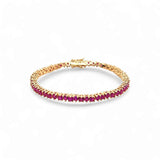 Bracelet Tennis Princess – 18K Gold or Rhodium Plated | Tennis Bracelet Collection