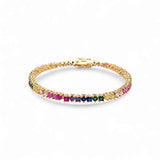 Bracelet Tennis Princess – 18K Gold or Rhodium Plated | Tennis Bracelet Collection