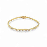 Bracelet Mini Square Tennis – 18K Gold Plated | Tennis Bracelet Collection