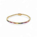 Bracelet Mini Square Tennis – 18K Gold Plated | Tennis Bracelet Collection