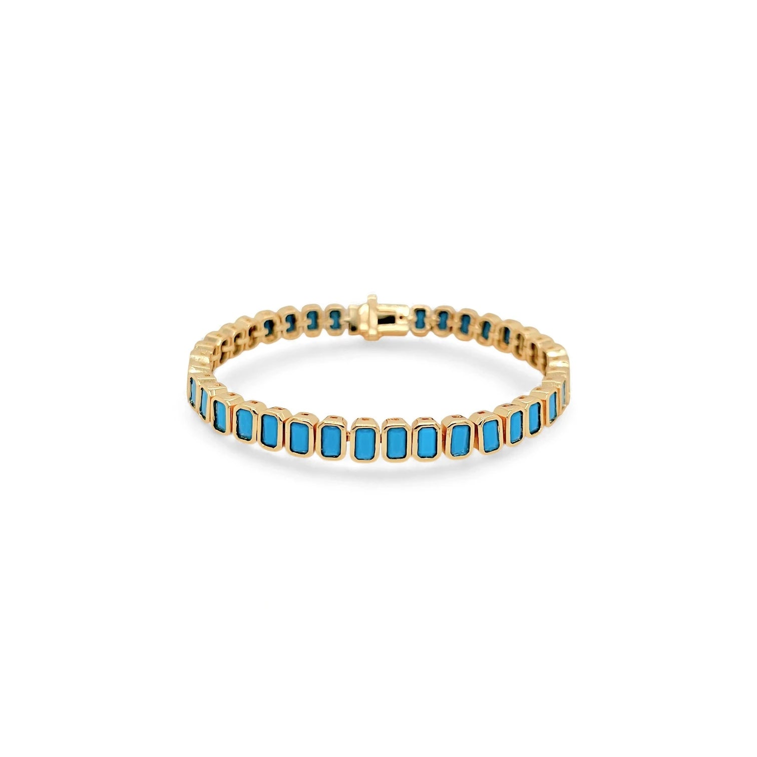 Bracelet Baguette Shine – 18K Gold Plated | Tennis Bracelet Collection