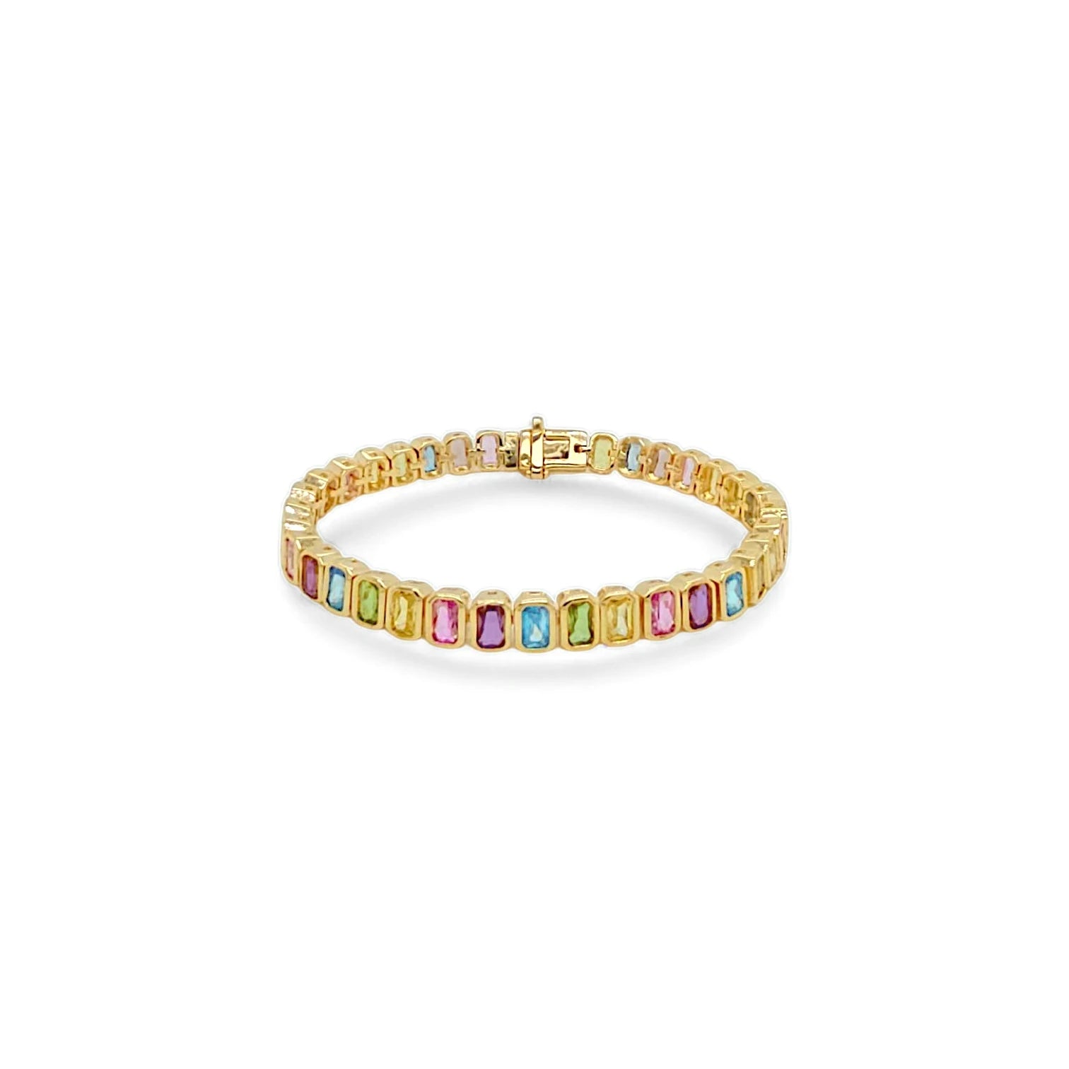Bracelet Baguette Shine – 18K Gold Plated | Tennis Bracelet Collection