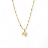 Charm Initial | 18k gold plated | Italian Brass