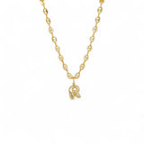 Charm Initial | 18k gold plated | Italian Brass