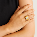 Cleopatra Ring – 18k Gold Plated | Bands Collection