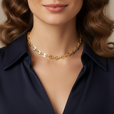 Necklace Marine | 18k gold plated | Italian brass