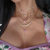 Chloe Necklace – 925 Sterling Silver | Tennis Collection