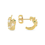 Earring Mini C Snake – 18K Gold Plated | Studs Collection
