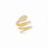 Ring Serpenti CZ – 18k Gold Plated | Shapes Collection