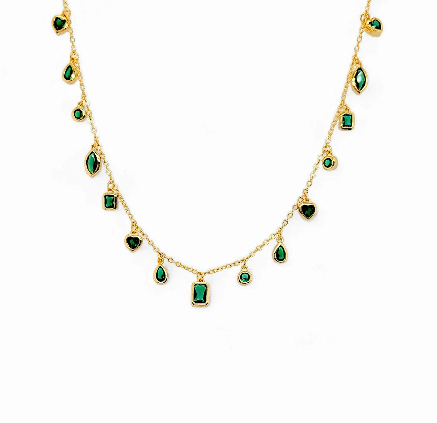 Necklace Multishapes – 18k Gold Plated | Shapes Collection
