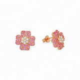 EA Flower CZ Stud – 925 Sterling Silver | STUDS Collection