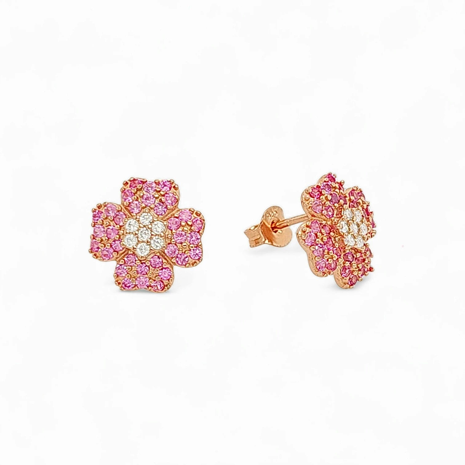 EA Flower CZ Stud – 925 Sterling Silver | STUDS Collection