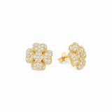 EA Flower CZ Stud – 925 Sterling Silver | STUDS Collection