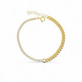 Bracelet Tennis Cuban Link – 925 Sterling Silver | Links Collection