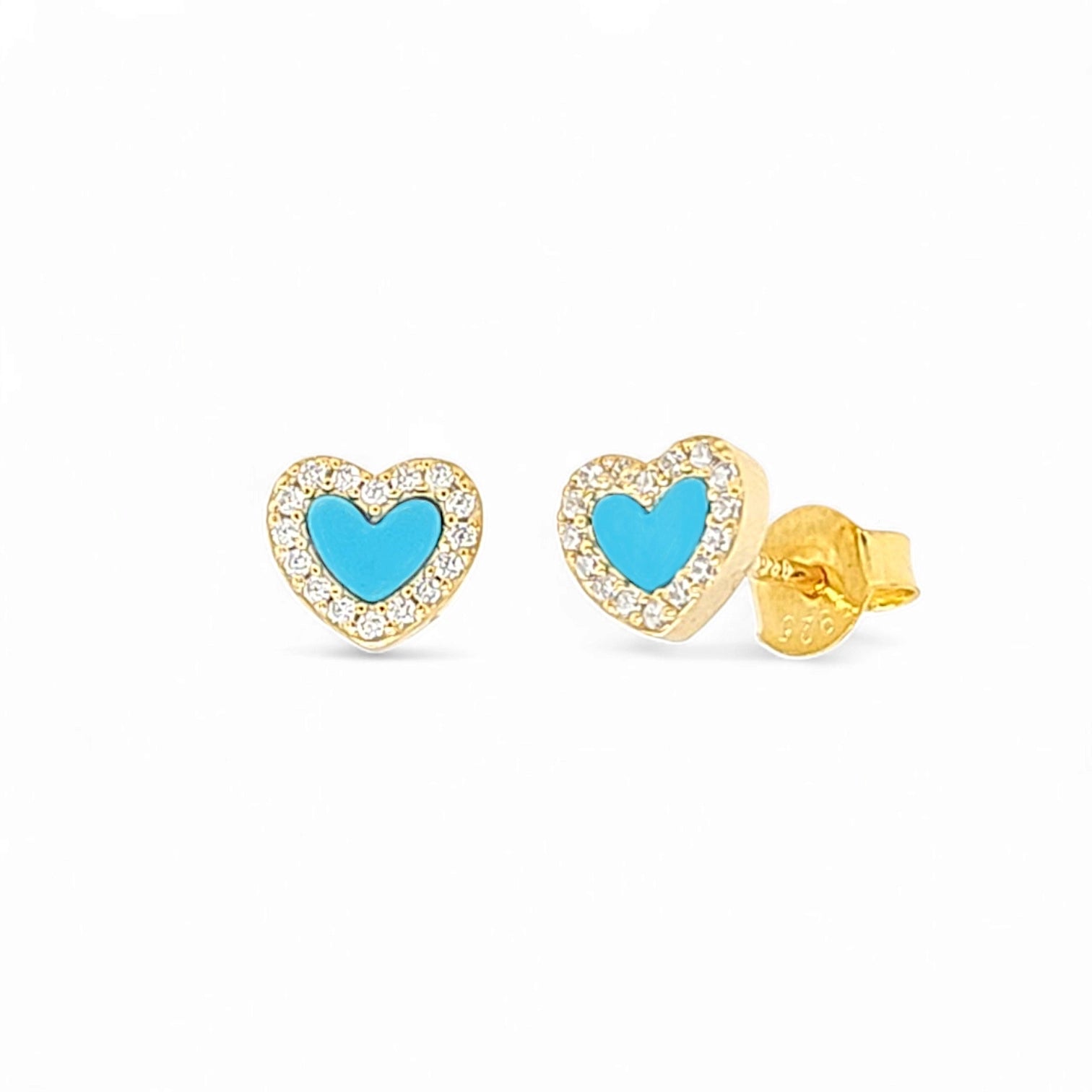 Cute Heart CZ Stud – 925 Sterling Silver | STUDS Collection
