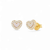 Cute Heart CZ Stud – 925 Sterling Silver | STUDS Collection