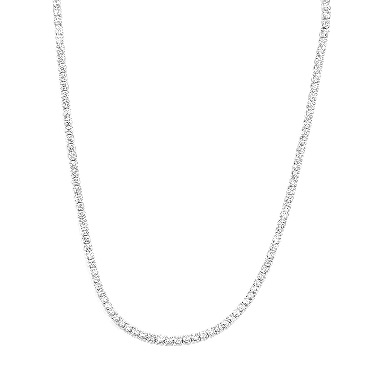 Tennis Necklace 2mm – 925 Sterling Silver | Tennis Collection