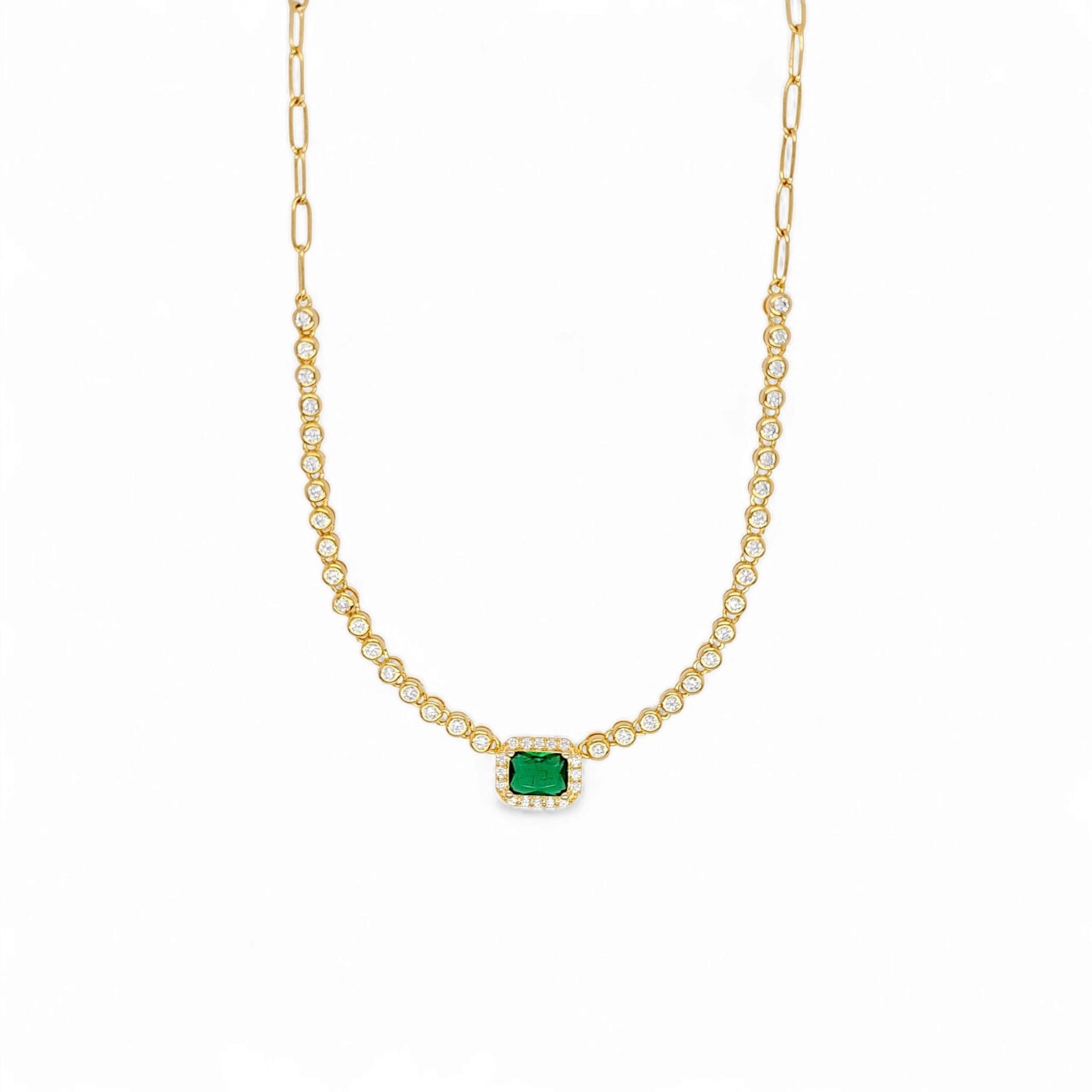 Link Juliet Necklace – 925 Sterling Silver | Tennis Collection