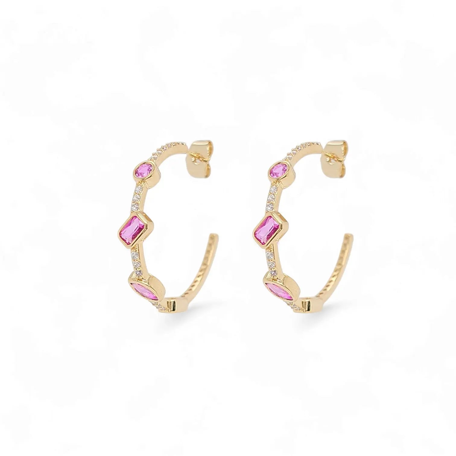 Hoop Ibiza 1.3'' – 18K Gold Plated | Huggies & Hoops Collection