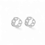 Lodi CZ Hoop – 925 Sterling Silver | HOOPS AND HUGGIES Collection