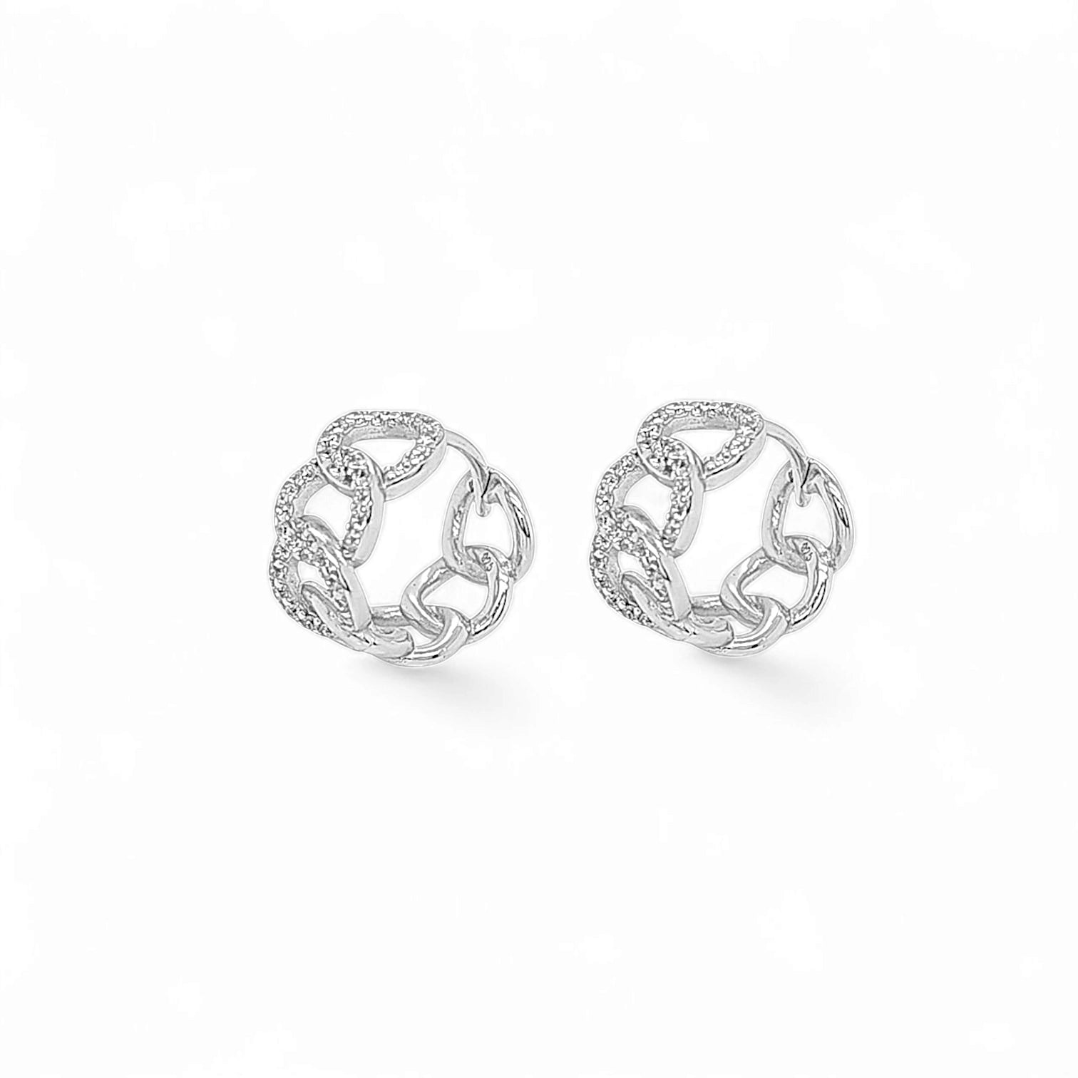 Lodi CZ Hoop – 925 Sterling Silver | HOOPS AND HUGGIES Collection