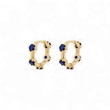 Color CZ Hoop – 925 Sterling Silver | HOOPS AND HUGGIES Collection