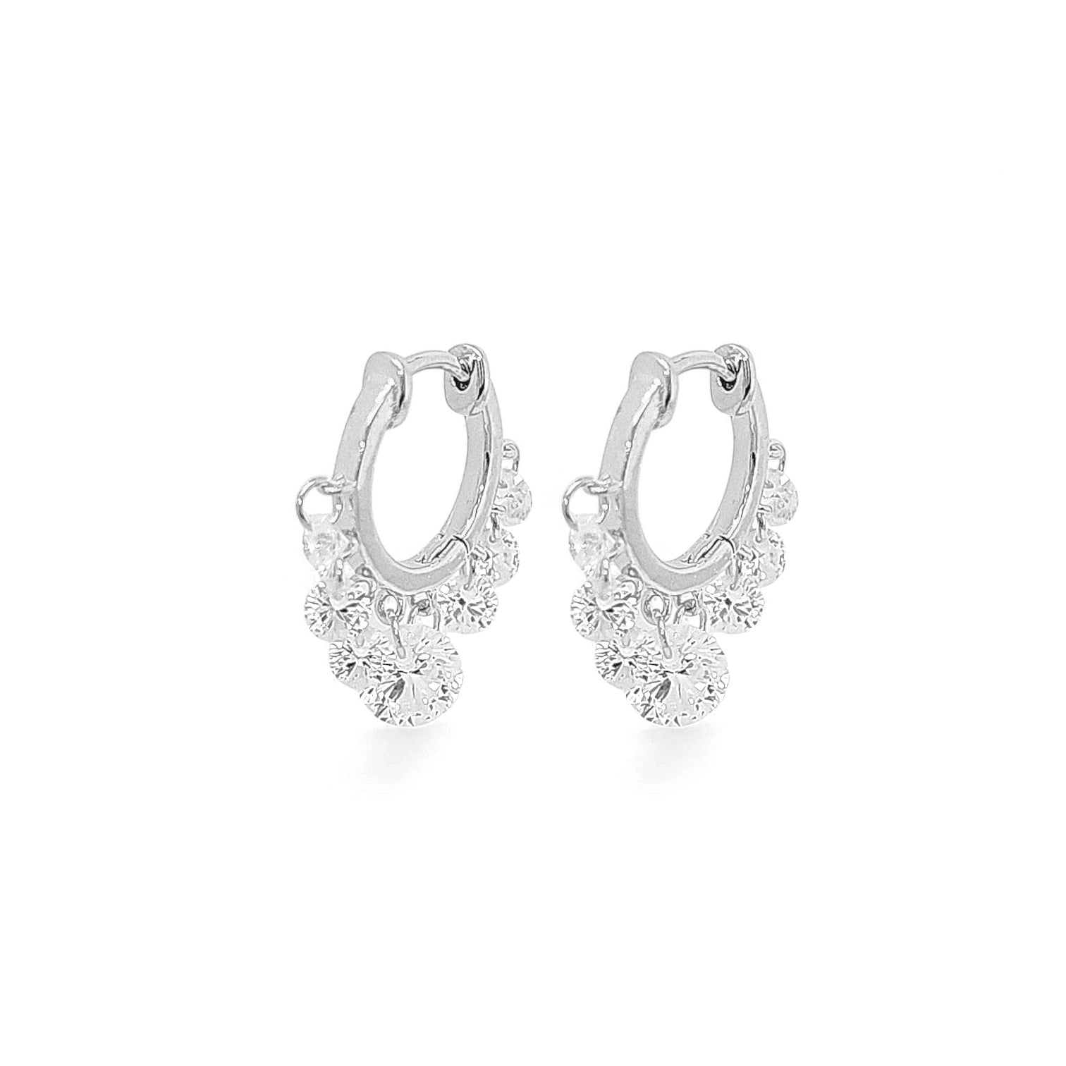 Harlee Hoop – 925 Sterling Silver | HOOPS AND HUGGIES Collection