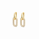 Double Square Hoop – 925 Sterling Silver | HOOPS AND HUGGIES Collection