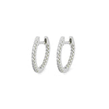 Small CZ Huggie – 925 Sterling Silver | HOOPS AND HUGGIES Collection
