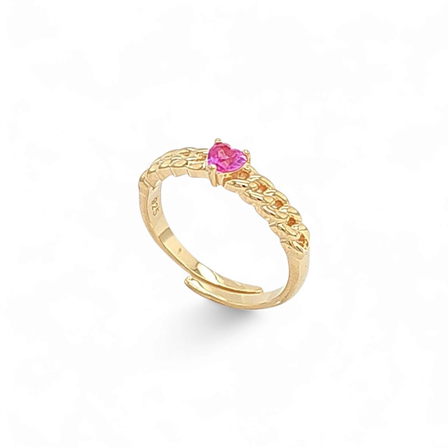 Plain Dotheart Ring – 925 Sterling Silver | BANDS Collection