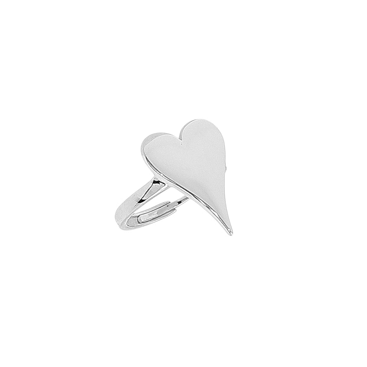 Heart Plain Ring – 925 Sterling Silver | SHAPE Collection
