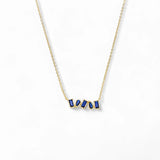 Multi Shape Bar Necklace – 925 Sterling Silver | SHAPES Collection