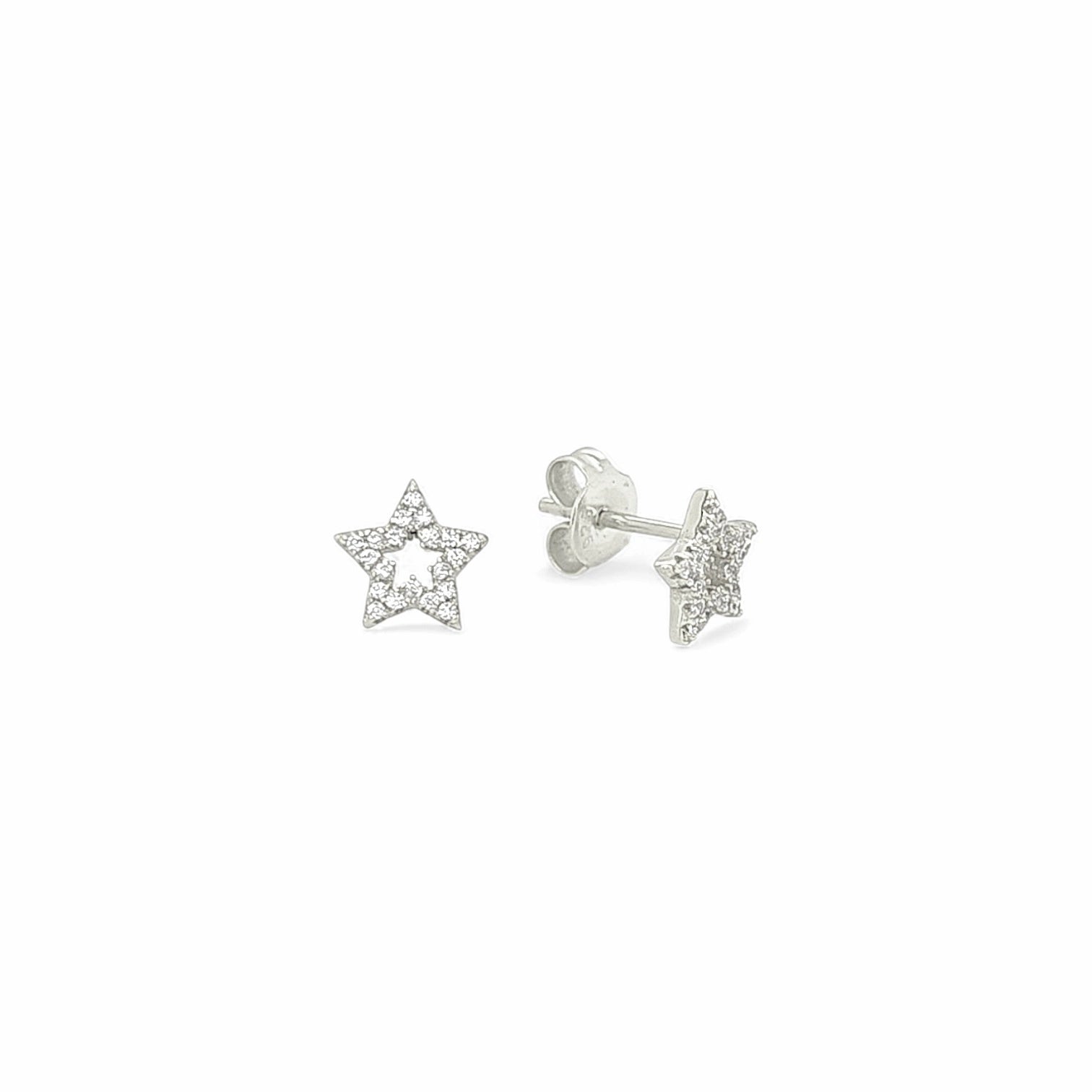 EA Pentastar CZ Stud – 925 Sterling Silver | STUDS Collection