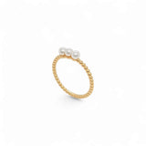 Triple Pearl Ring – 925 Sterling Silver | SHAPE Collection