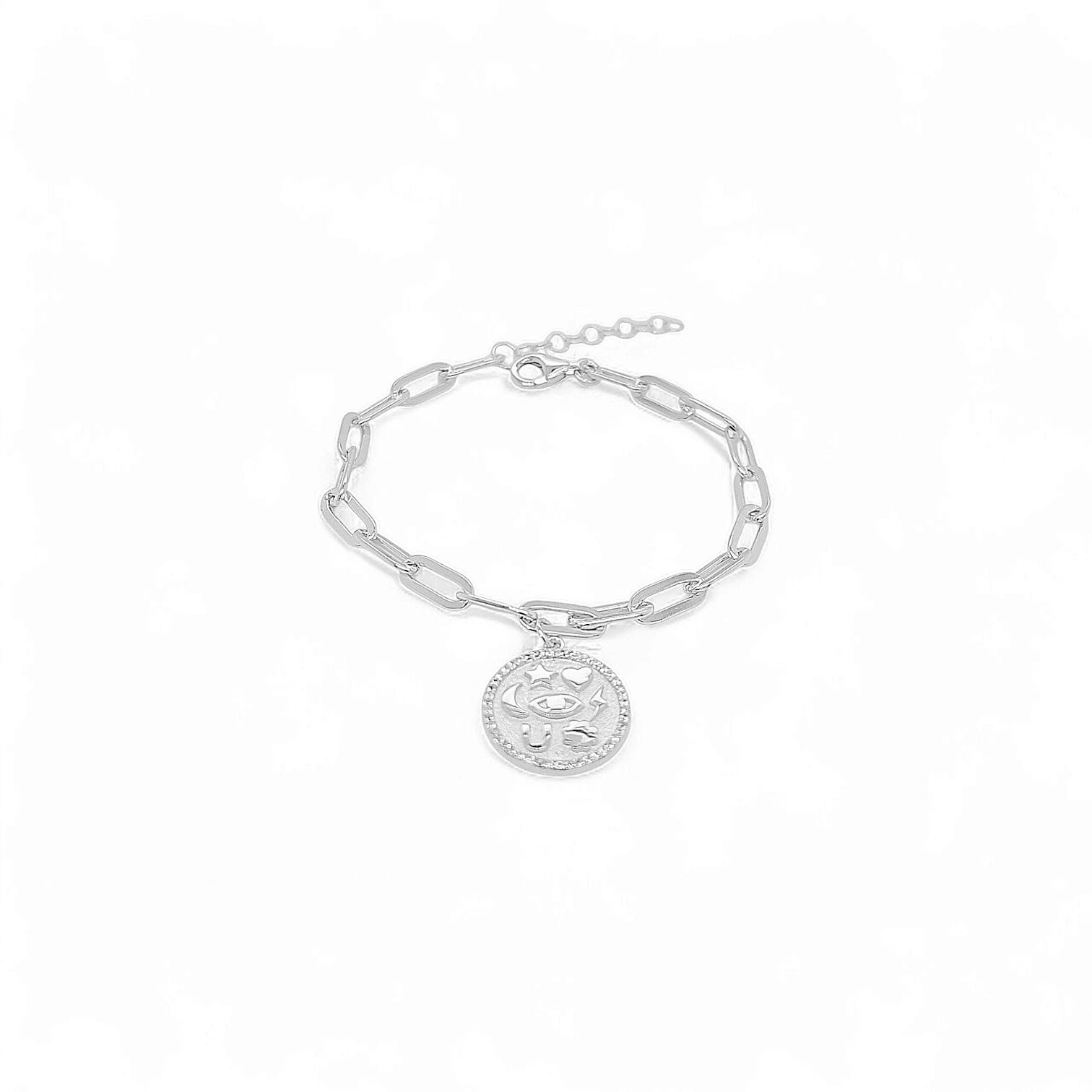 Bracelet Link Coin – 925 Sterling Silver | Links Collection