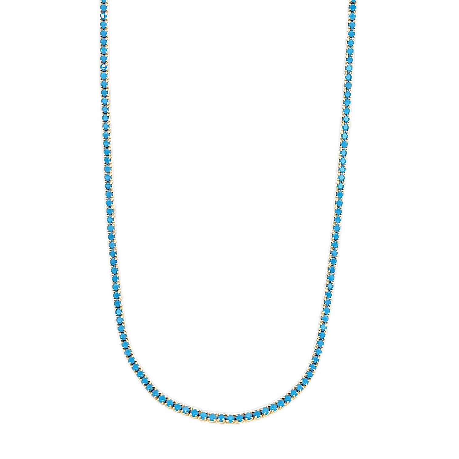 Tennis Necklace 2mm – 925 Sterling Silver | Tennis Collection