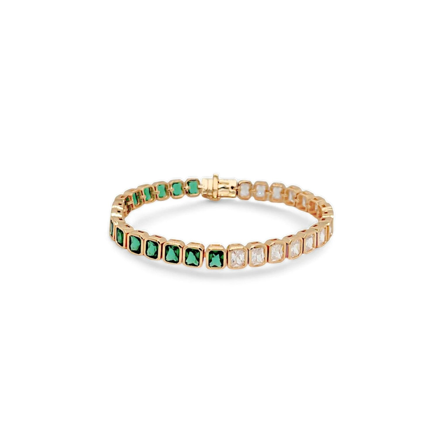Bracelet Bold Square – 18K Gold Plated | Tennis Bracelet Collection