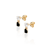 Stud 2Dots – 18k Gold Plated | Drop Earrings