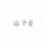 Weed Stud – 925 Sterling Silver | STUDS Collection
