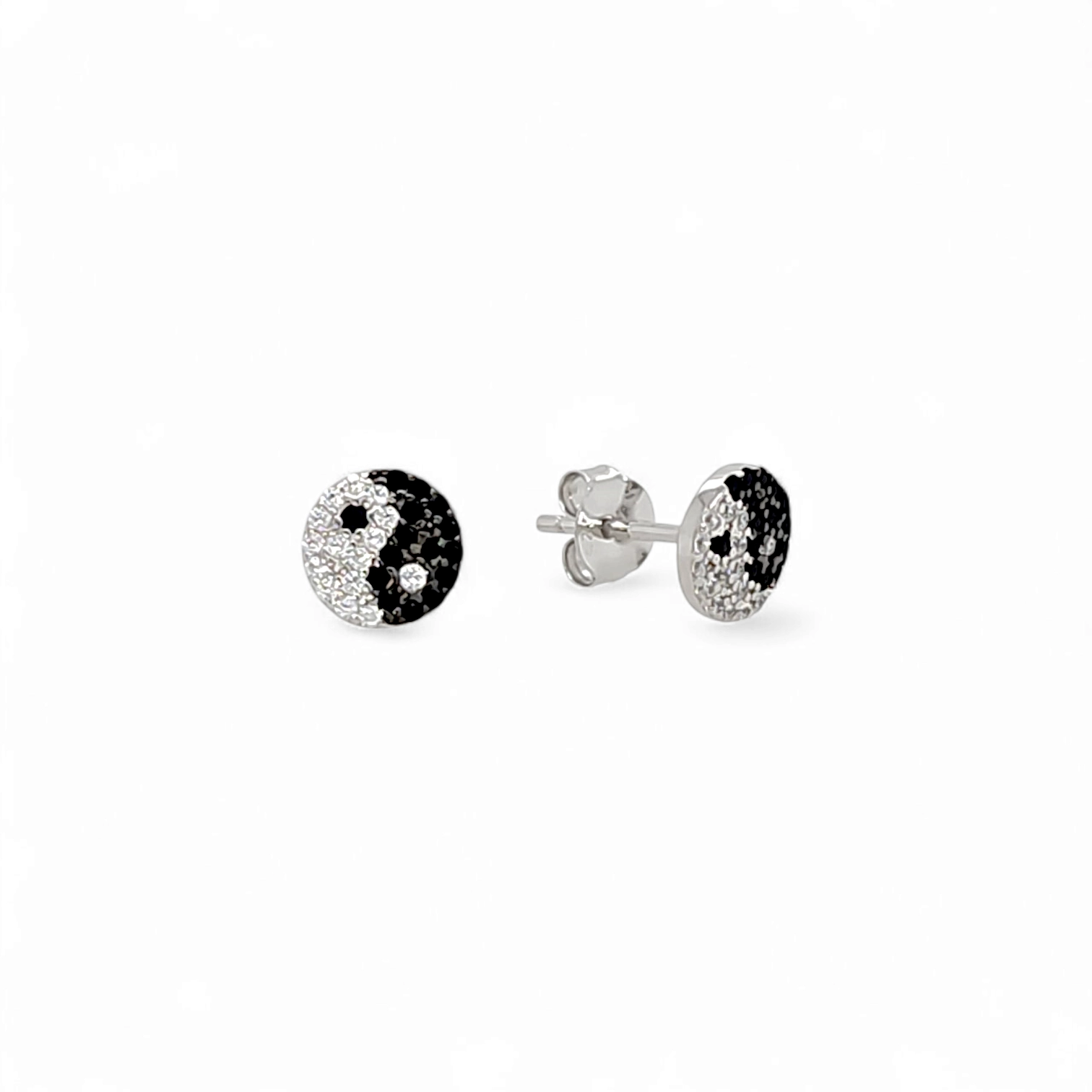 Yingyang CZ Stud – 925 Sterling Silver | STUDS Collection