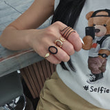 Ring Frequency Plain – 18k Gold Plated | Open Front Collection